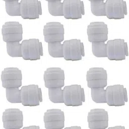 CM Elbows Connectors Two Side 1/4 inch push fit (pack of 12) Tap Mount Water Filter-image-41
