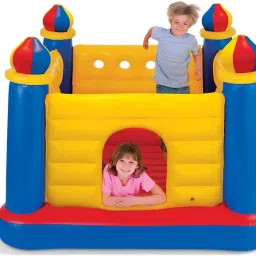 Vinyl Bounce House JUMP -O-LENE Inflatable (IND*17) With Free Pump Inflatable Hoppers & Bouncer-5