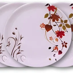 SELECT(102) Half dinner Plate set 6 Pcs of Melamine Dinner Plate-image-37