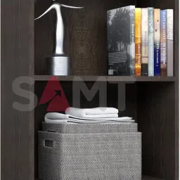 Engineered Wood Bookshelf Cabinet Book Rack Organizer with 3 Shelves Engineered Wood Open Book Shelf-image-49