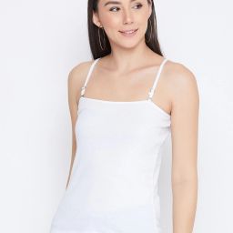 Women White Camisole-image-2