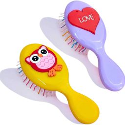 Soft-Bristle Hair Brush for Girls, Women Return Gift For Kids Random colour-image-36