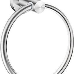Stainless Steel Napkin Ring Towel Hanger Napkin Holder Wall Mounted Silver Towel Holder-image-49
