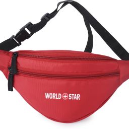 Worldstar Handy Hiking Zip Pouch Document Money Phone Belt Sport Bag Style Travel Pouch Passport Holder with Adjustable Strap-image-68