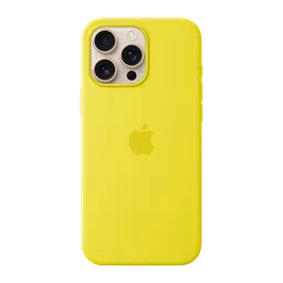 Apple Soft Silicone Back Cover Apple iPhone 16 Pro Max (MagSafe Charging Support, Star Fruit)-image-82