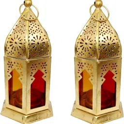 Lantern, lantern light for Diwali decoration,red hanging lantern Gold, Red Iron Hanging Lantern-picture-13