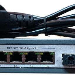 RAMEX Unmanaged PoE Switch 4 Port Gigabit,4*1000M PoE+ 2FX 1.25G SFP Ports 4 Ports 1000 Mbps Network Switch-12