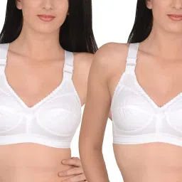 Pack of 2 Women Full Coverage Non Padded Bra-image-76