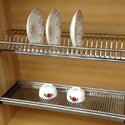 Dish Drainer Kitchen Rack Kitchen Dish Rack Drainer For Cabinet Width 60 Cm Steel-image-93