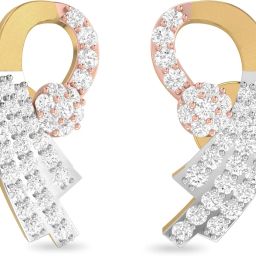 PC Jeweller The Athracht Yellow Gold 22kt Stud Earring-image-35