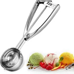 Ice Cream Scoop – Easy & Comfortable Grip | Stainless Steel Ice-cream Spoon-image-47