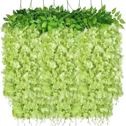 Green Westeria Artificial Flower-27