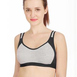 Samvar Black Cotton Non-Wired Non Padded Minimizer Bra-picture-10