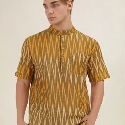 Cot'N Soft Men Dobby Handloom Kurta-image-80