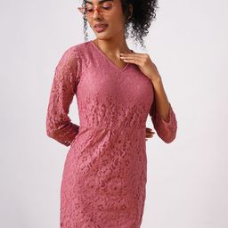 Globus Women Self Design Sheath Dress-image-81