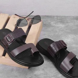 Mochi Men Leather Comfort Sandals-image-20