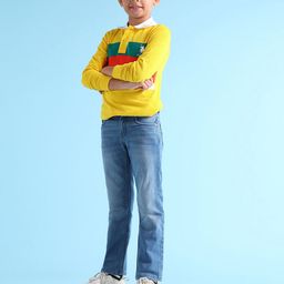 U.S. Polo Assn. Kids Boys Skinny Fit Mid-Rise Light Fade Stretchable Jeans-picture-32