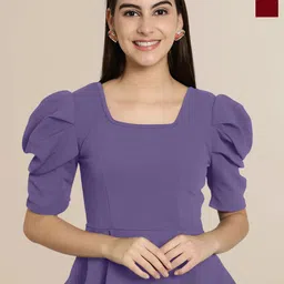 Tromko Puff Sleeve Top-image-72