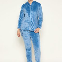 Camey Women Hoodie Fleece Night suit-image-35