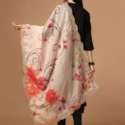 Kaizen TEXO FAB Printed Organza Dupatta image 4
