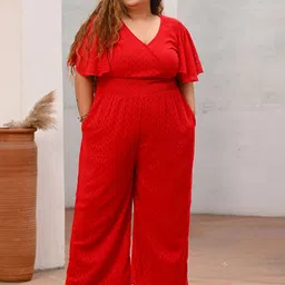 PrettyPlus by Desinoor.com Women Plus Size Basic Jumpsuit-1