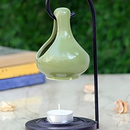 INDIAN ROYALS Green Ceramic Aroma OilDiffuser-14