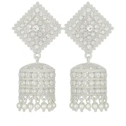 Kailash Creation Classic Jhumkas Earrings-13