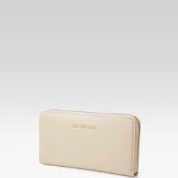 Van Heusen Women Brand Logo Embossed Zip Around Wallet with Wrist Loop image 5