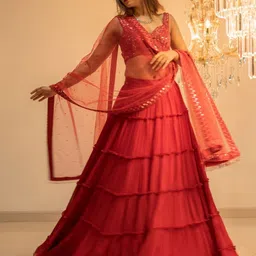 Foram Patel Ready to Wear Lehenga & Blouse With Dupatta-picture-39