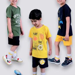 CHANDRIKA Kids-Boys Multi Clothing Set-image-84
