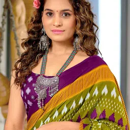 DIVASTRI Block Print Saree image 4