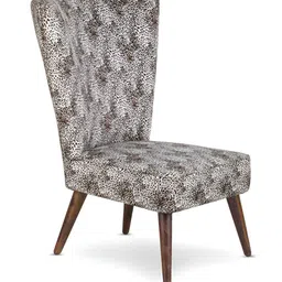 GLOBALLY INDIAN White & Brown Modern AccentWooden Lounge Chair-image-18