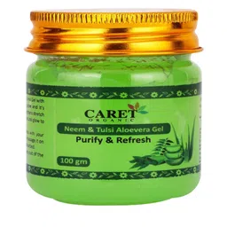 CARET ORGANIC Set Of 2 Vitamin E Radiance Cream - 50 g & Tulsi Aloevera Gel - 100 g-2