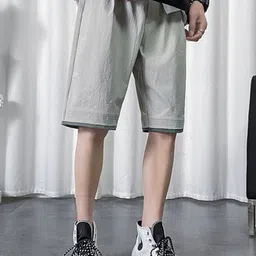 KPOP Men Printed Regular Fit Shorts-9