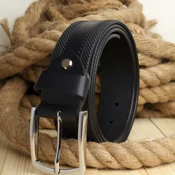Azibo Men Solid Leather Belt-image-53