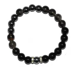 Divine souvenirs Unisex Artificial Beaded Elasticated Bracelet-image-64