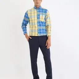 GANT Men Tartan Checks Opaque Checked Casual Shirt-image-26