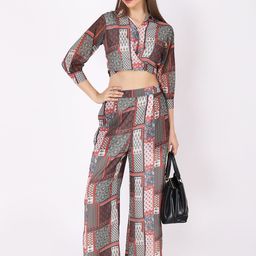 JAKANARY Printed Shirt With Trouser-image-57