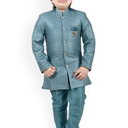 BAESD Boys Embroidered Sherwani Set-18
