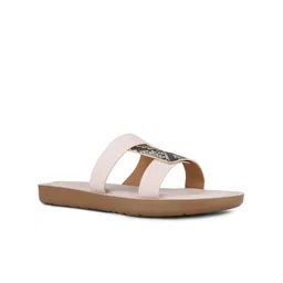 Inc 5 Women Textured Party Open Toe Flats-12