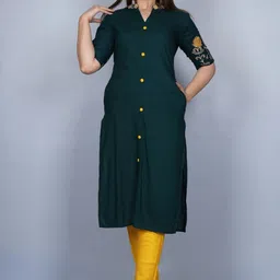 Mehsoos Women Thread Work Kurta-image-4