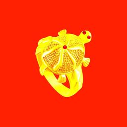 Dynamic Retail Global Unisex Gold Ring-20