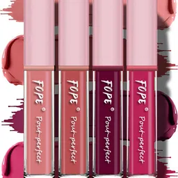 FOPE Set Of 4 Pout Perfect Ultra Matte Lipstick - 4 ml Each - 02- 05- 08- 09-23
