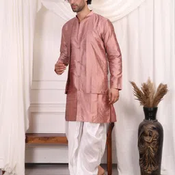MIDAV Men Printed Block Print Kurta image 4