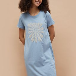 Ginger by Lifestyle Women Floral Print T-shirt Dress-picture-9