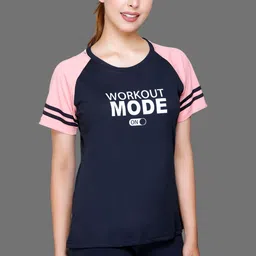 White Moon Women Sports Printed T-shirt-image-63