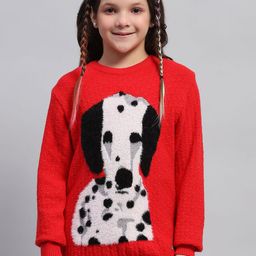 Monte Carlo Girls Self Design PrintedWoollen Top-picture-31