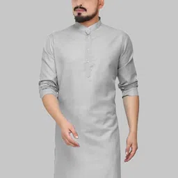 ANUJ FASHION Men Blended A-Line Kurtas-picture-0