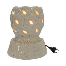 PEEPALCOMM 3Pcs White Electric Leaf Round Diffuser With Lavender Aroma Oils - 10ml Each image 4
