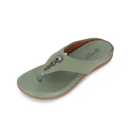 ORTHO JOY Women Slip-On T-Strap Flats-picture-18